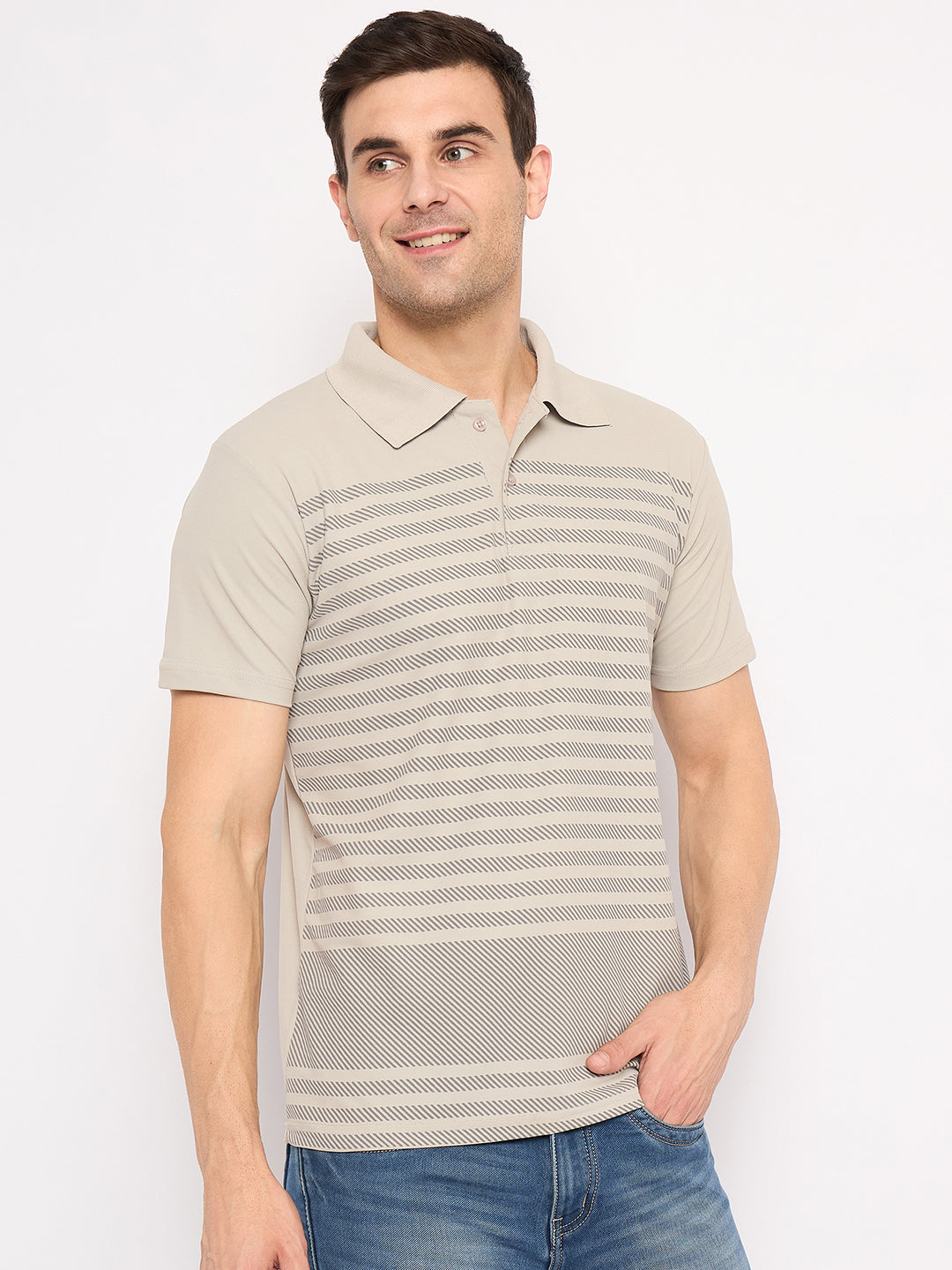 Taupe Talk Men's polo