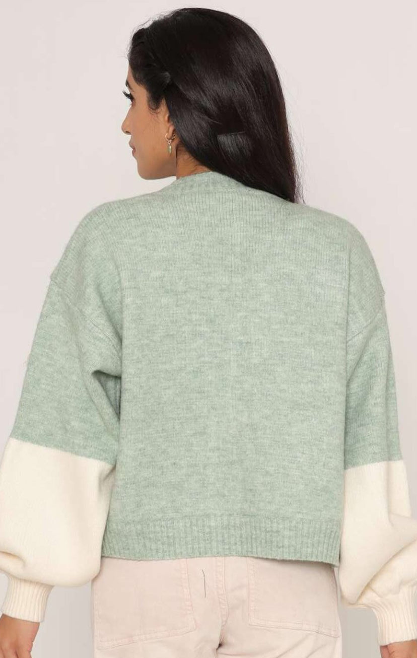 Front open Crochet Pullover