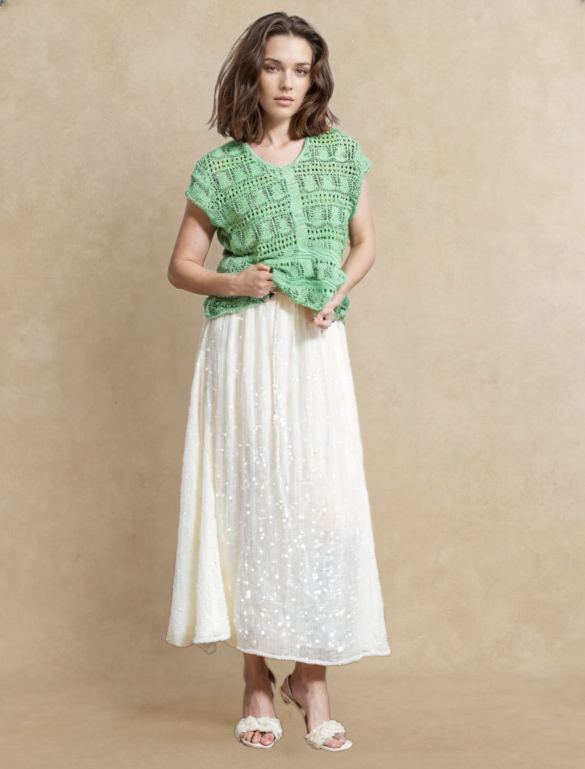Relaxed Rib women top