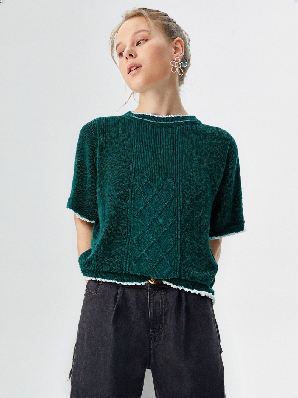 Loomed Grace women top