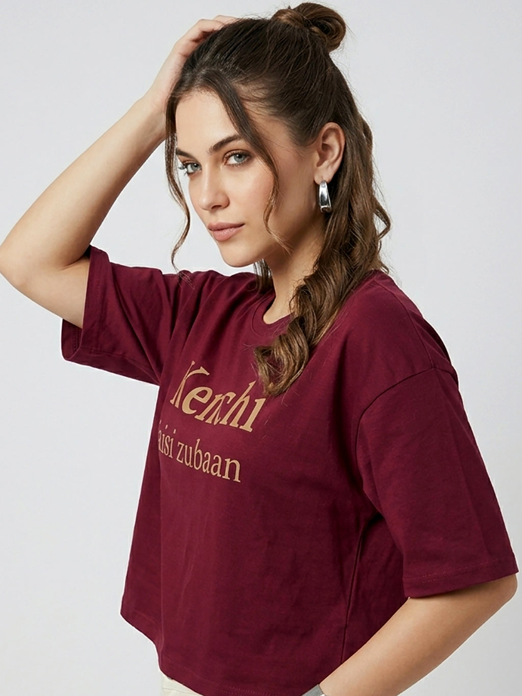 KENCHI JAISI ZUBAN OVER SIZED T-SHIRT
