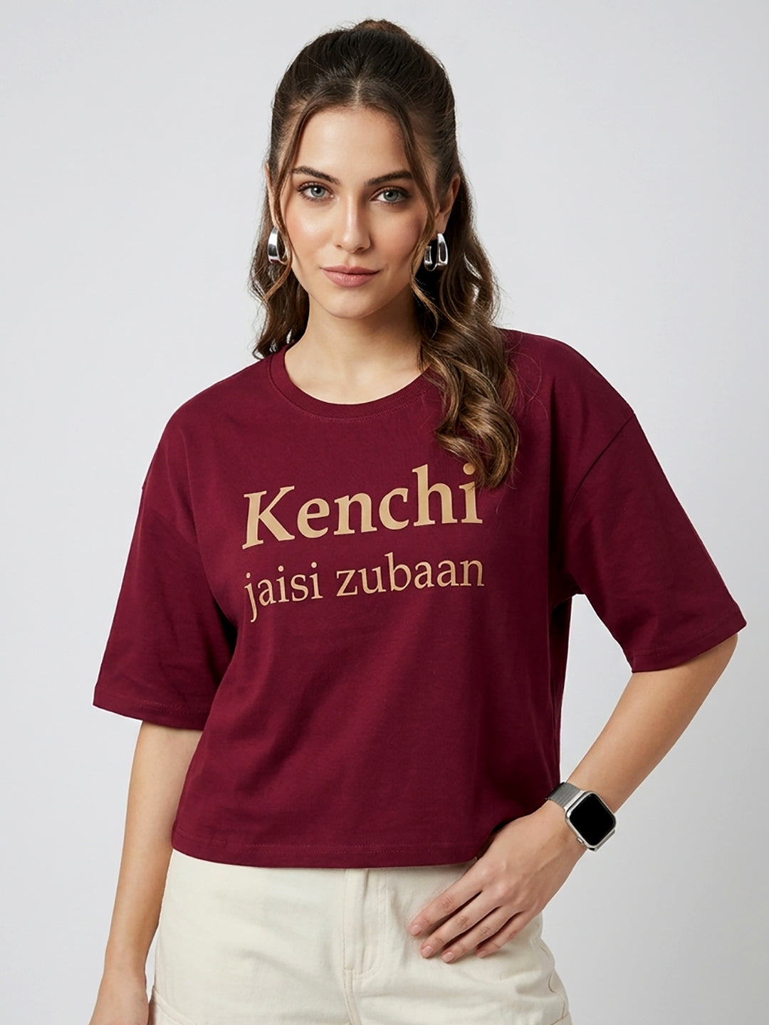 KENCHI JAISI ZUBAN OVER SIZED T-SHIRT