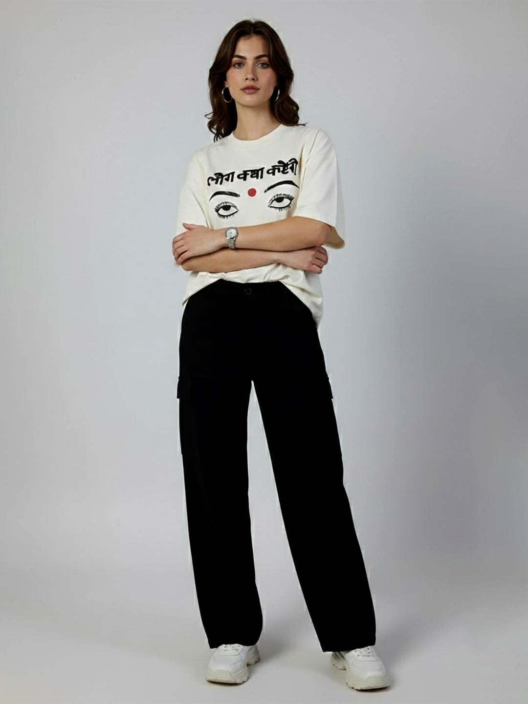 LOG KYA KAHEGEA OVERSIZED T-SHIRT