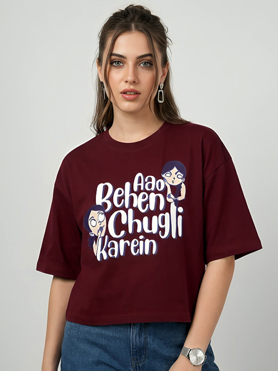 CHUGLI OVER SIZED T-SHIRT