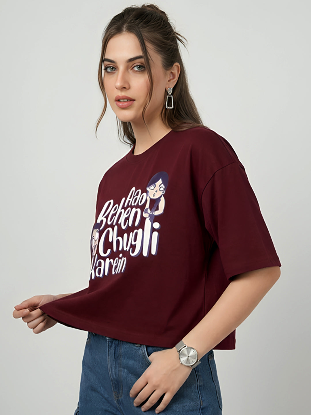 CHUGLI OVER SIZED T-SHIRT