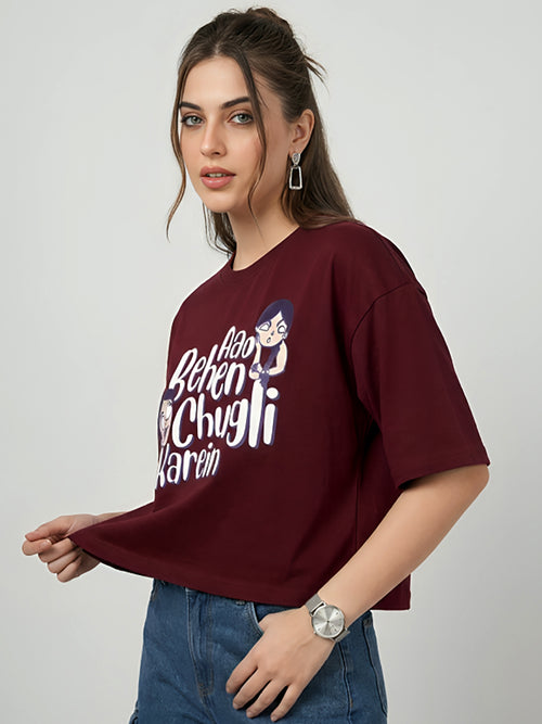 CHUGLI OVER SIZED T-SHIRT