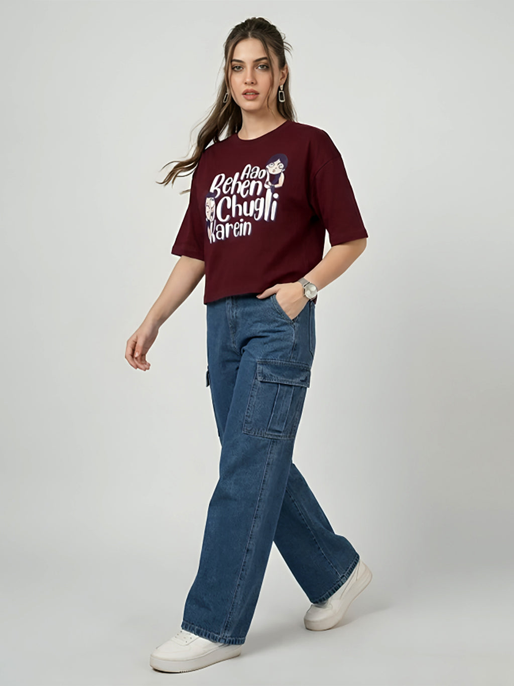 CHUGLI OVER SIZED T-SHIRT