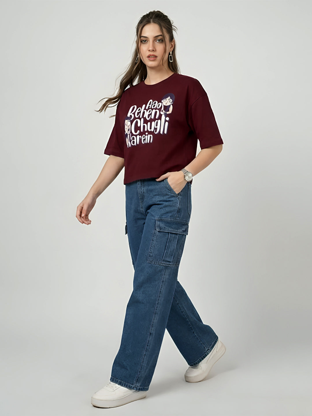 CHUGLI OVER SIZED T-SHIRT