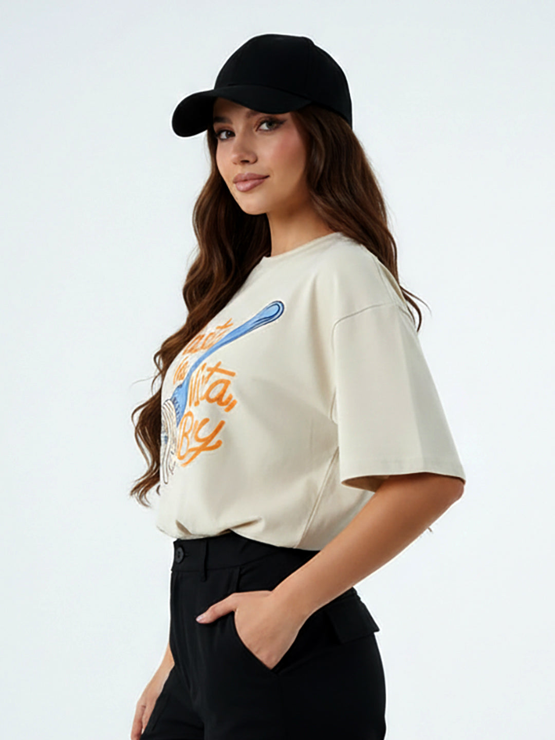 PASTA VISTA OVER SIZED T-SHIRT