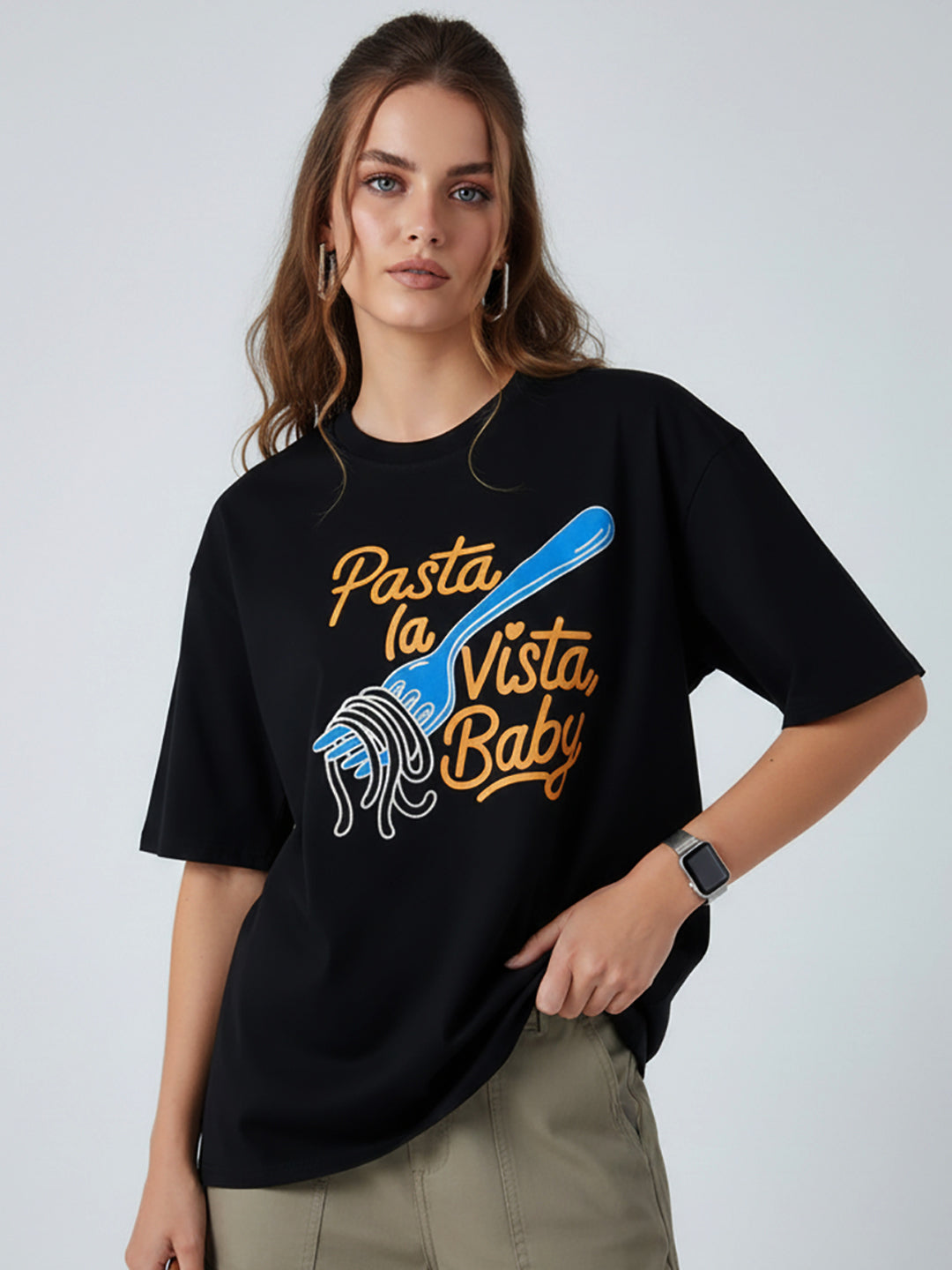 PASTA VISTA OVER SIZED T-SHIRT