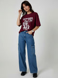 COW GIRL OVER SIZED T-SHIRT