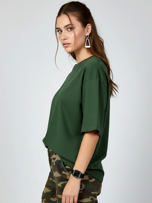 BACK PRINT OVER SIZED T-SHIRT