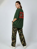 BACK PRINT OVER SIZED T-SHIRT