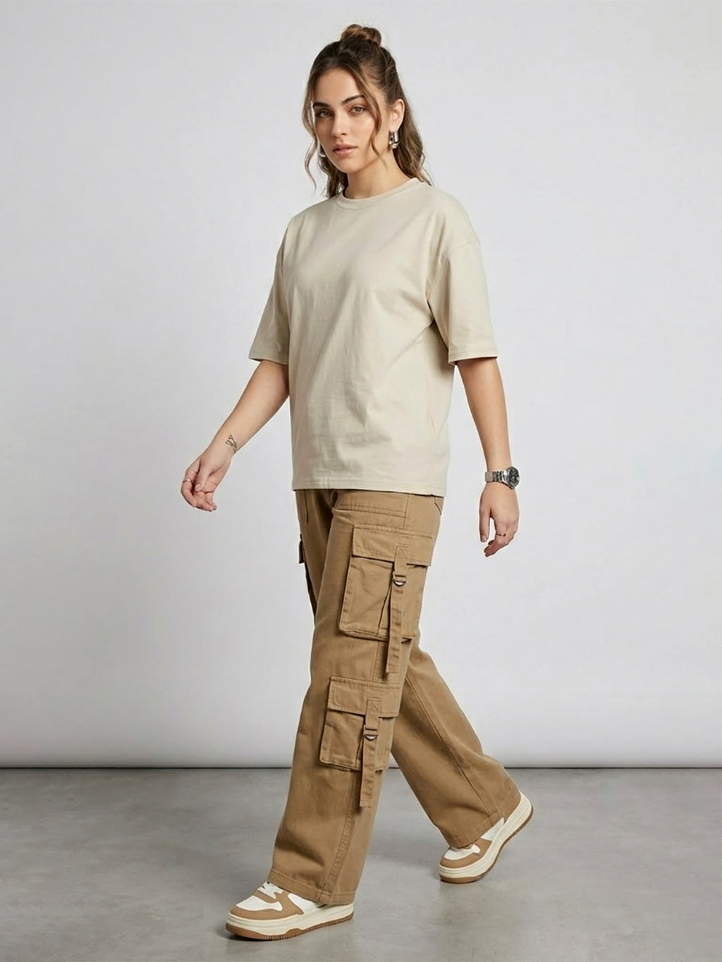 BACK PRINT OVER SIZED T-SHIRT