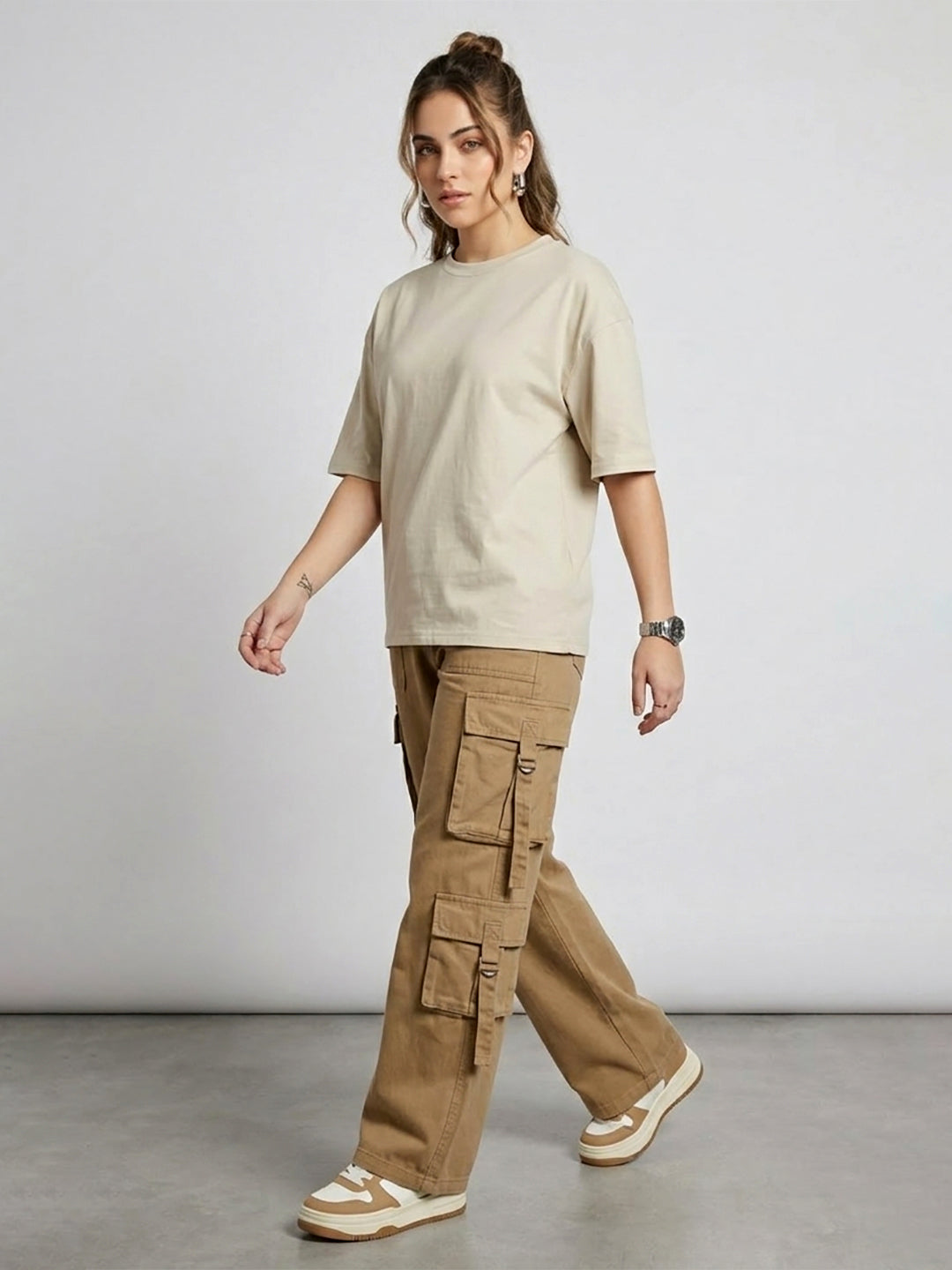 BACK PRINT OVER SIZED T-SHIRT
