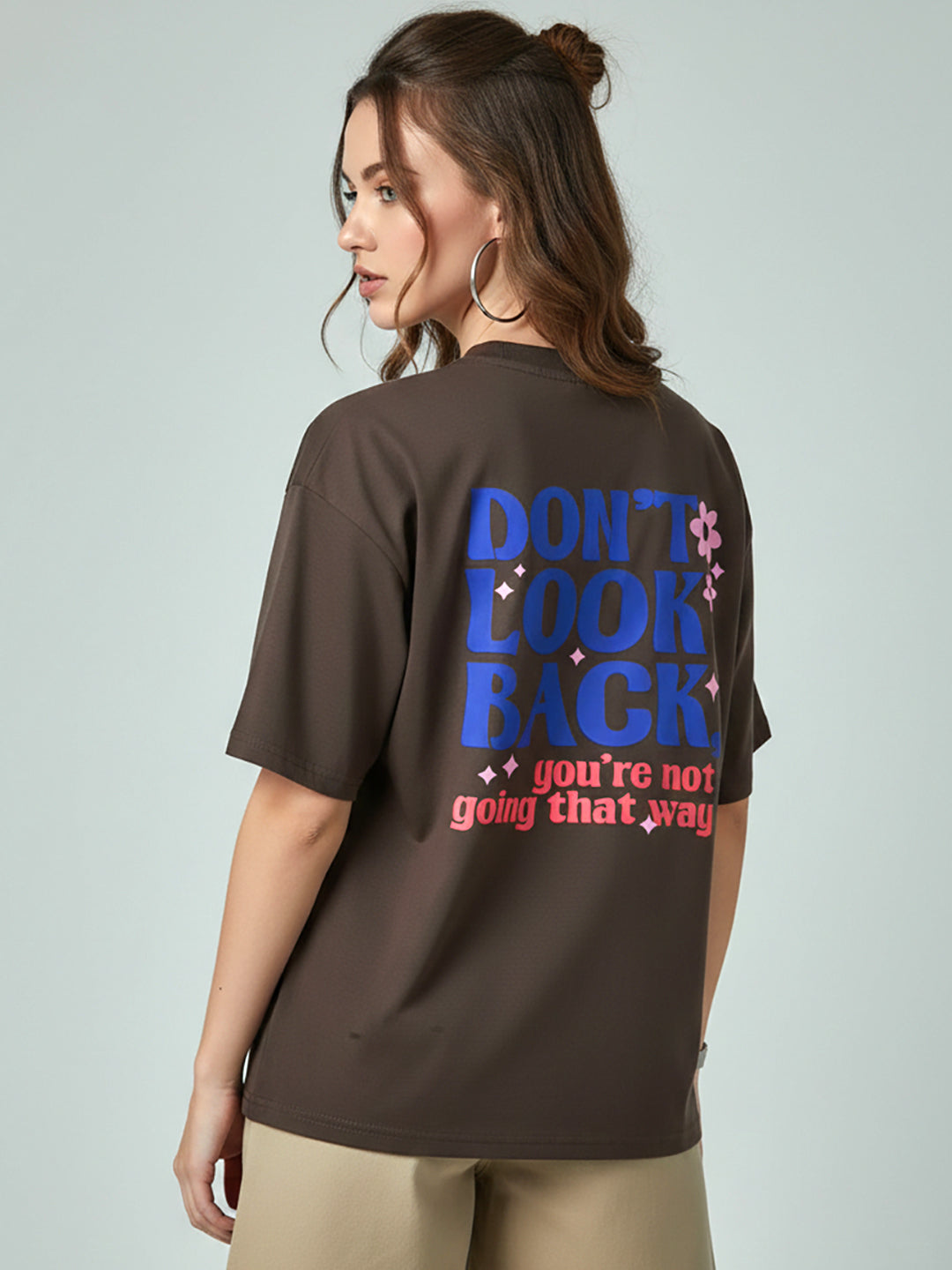 DONT LOOK BACK OVER SIZED T-SHIRT