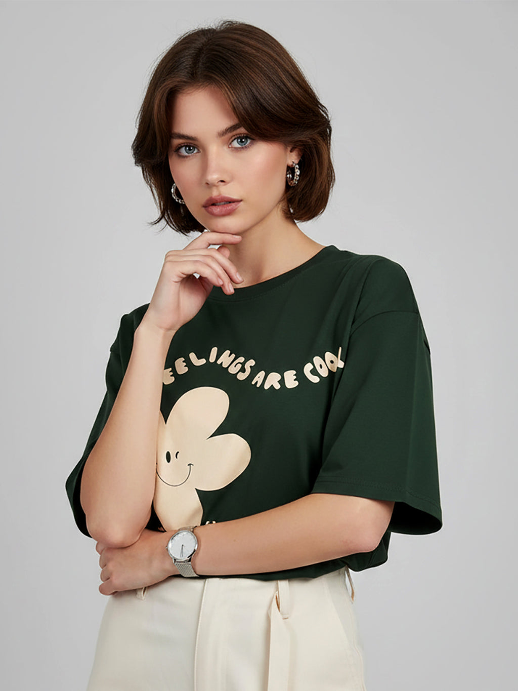 FEELINGS ARE COOL OVER SIZED T-SHIRT