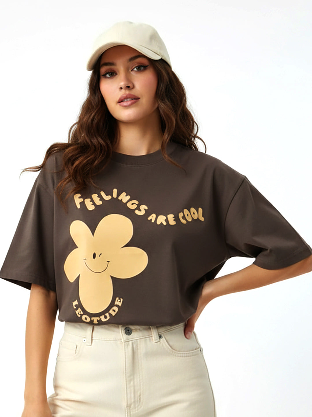 FEELINGS ARE COOL OVERSIZED T-SHIRT