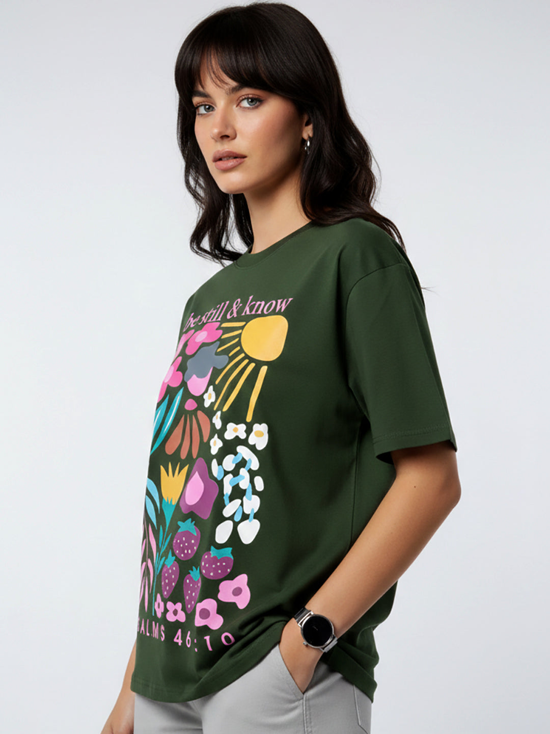 FLORAL OVERSIZED T-SHIRT