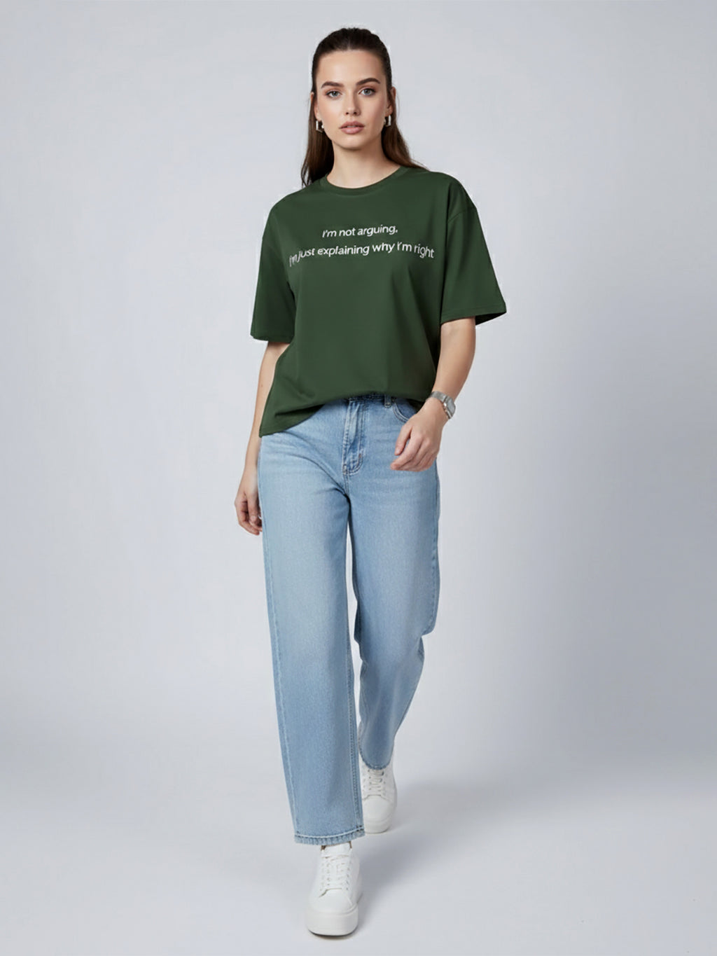 ARGUING OVERSIZED T-SHIRT