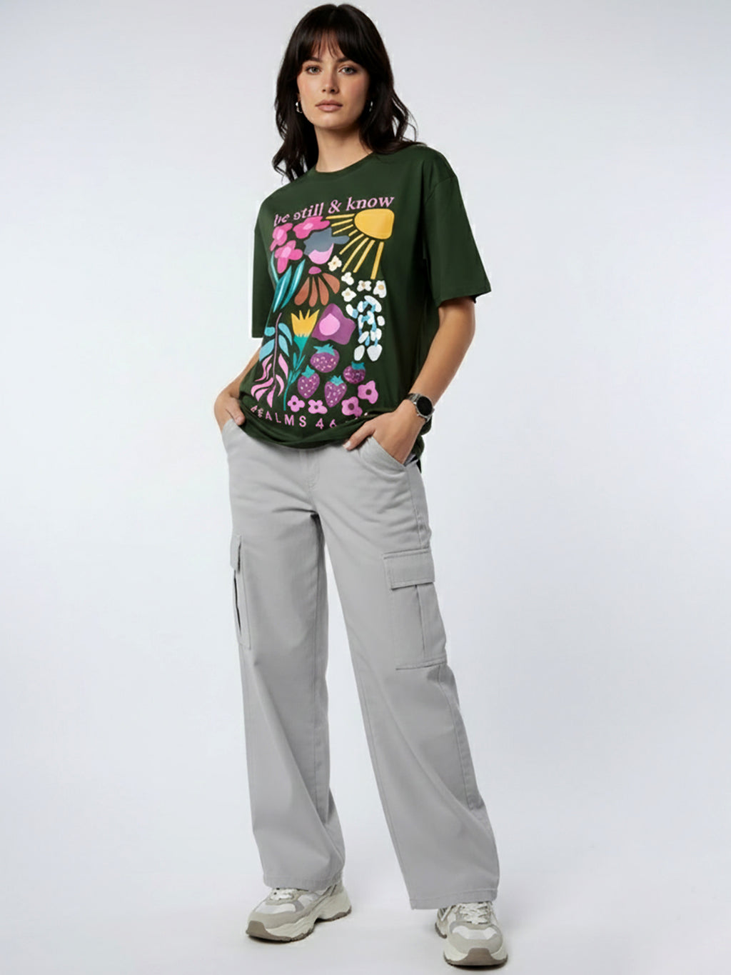 FLORAL OVERSIZED T-SHIRT