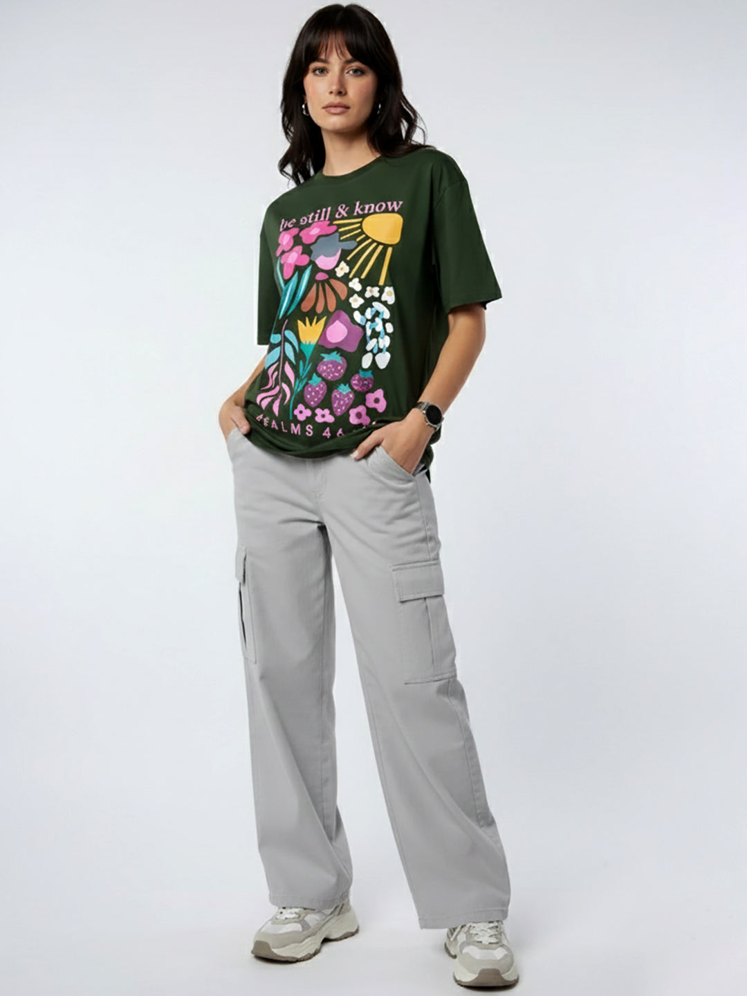 FLORAL OVERSIZED T-SHIRT