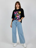 FLORAL OVERSIZED T-SHIRT