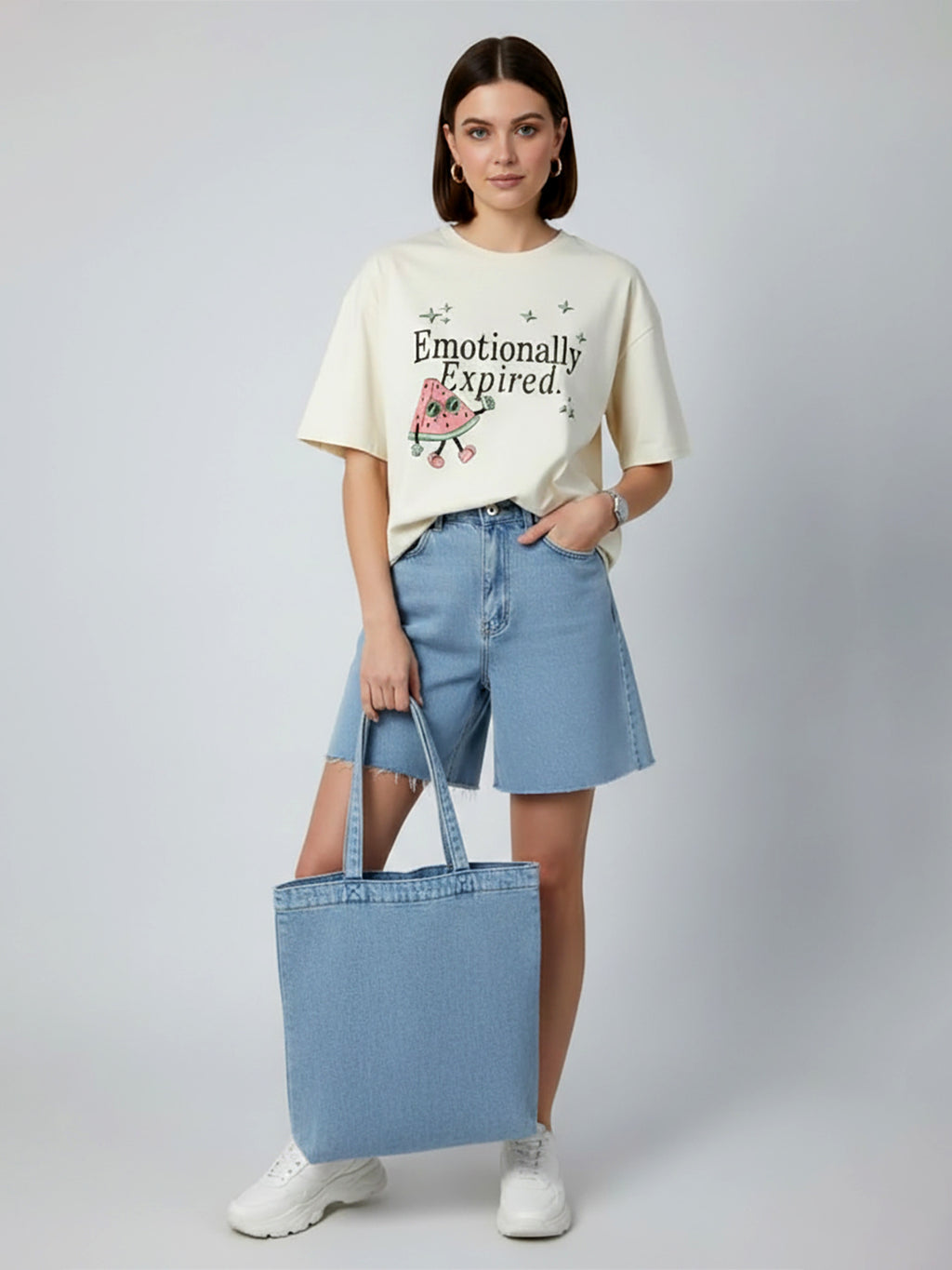 EMOTIONALLY EXPIRED OVERSIZED T-SHIRT