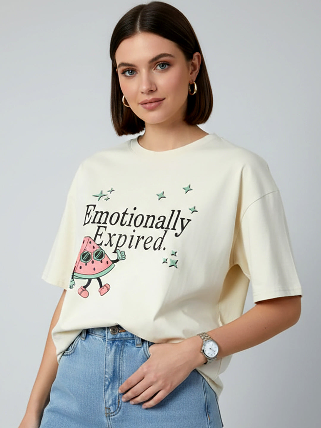 EMOTIONALLY EXPIRED OVERSIZED T-SHIRT