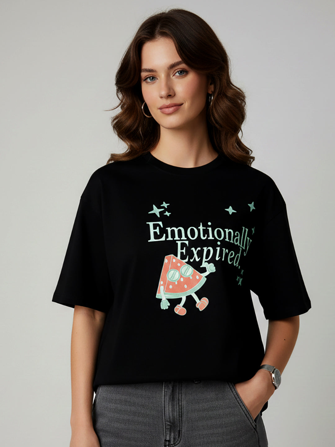 EMOTIONALLY EXPIRED OVERSIZED T-SHIRT