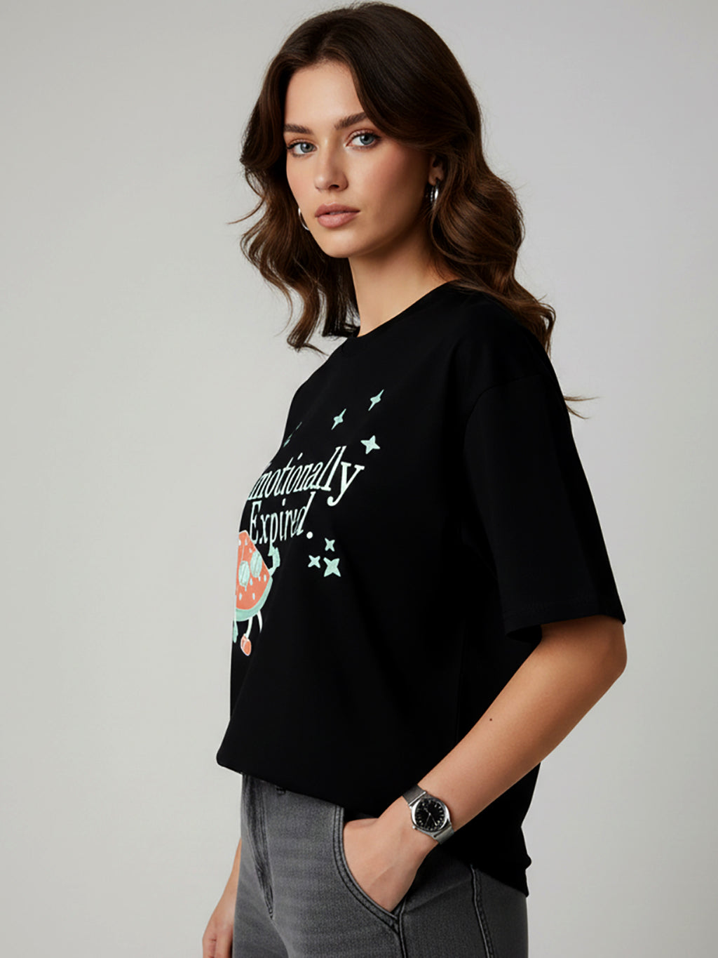 EMOTIONALLY EXPIRED OVERSIZED T-SHIRT