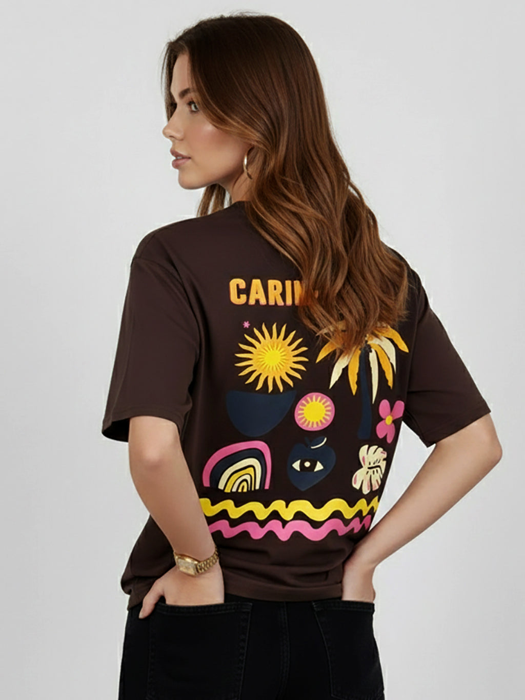 WARNING OVERSIZED T-SHIRT