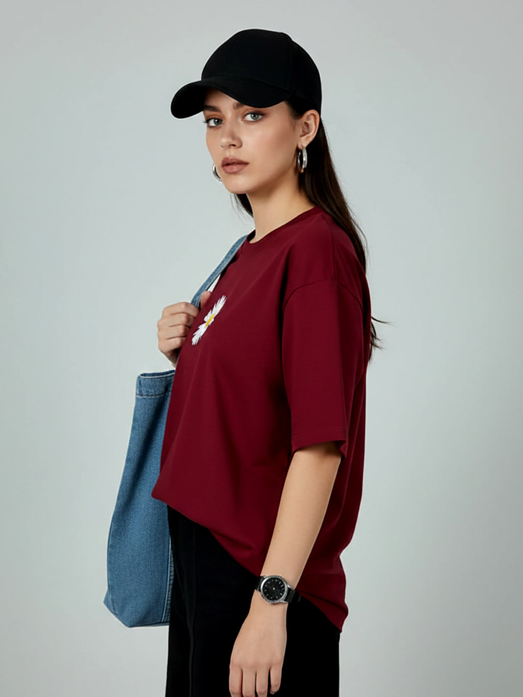 FLOWER OVERSIZED T-SHIRT