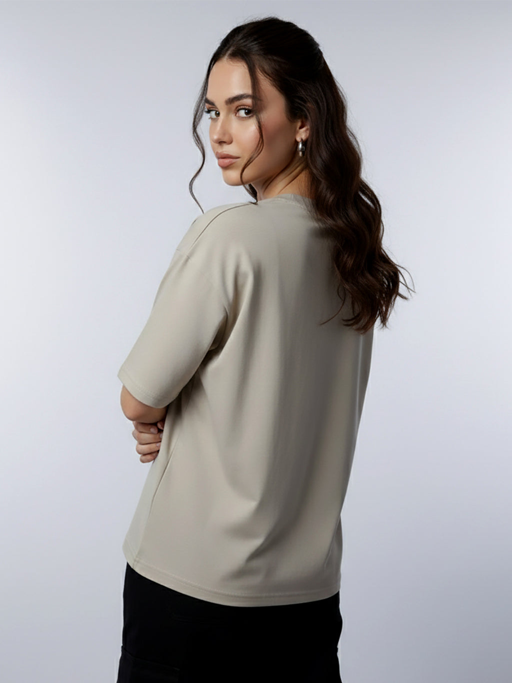 Flower Printed oversized tshirt