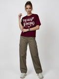 HEART MIND OVER SIZED T-SHIRT