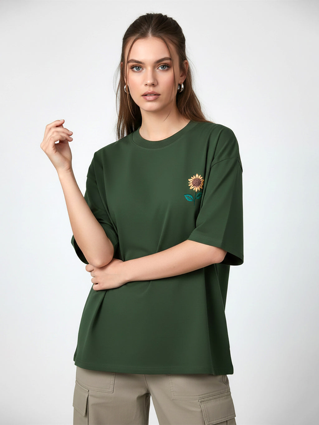 SUNFLOWER OVERSIZED T-SHIRT