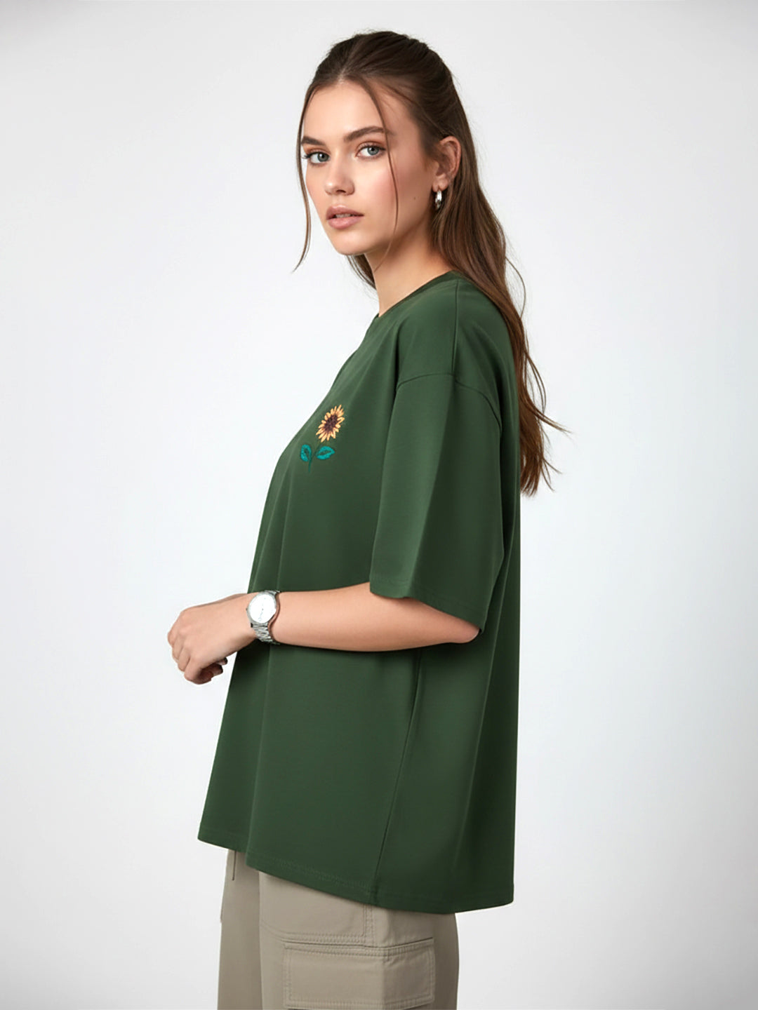 SUNFLOWER OVERSIZED T-SHIRT