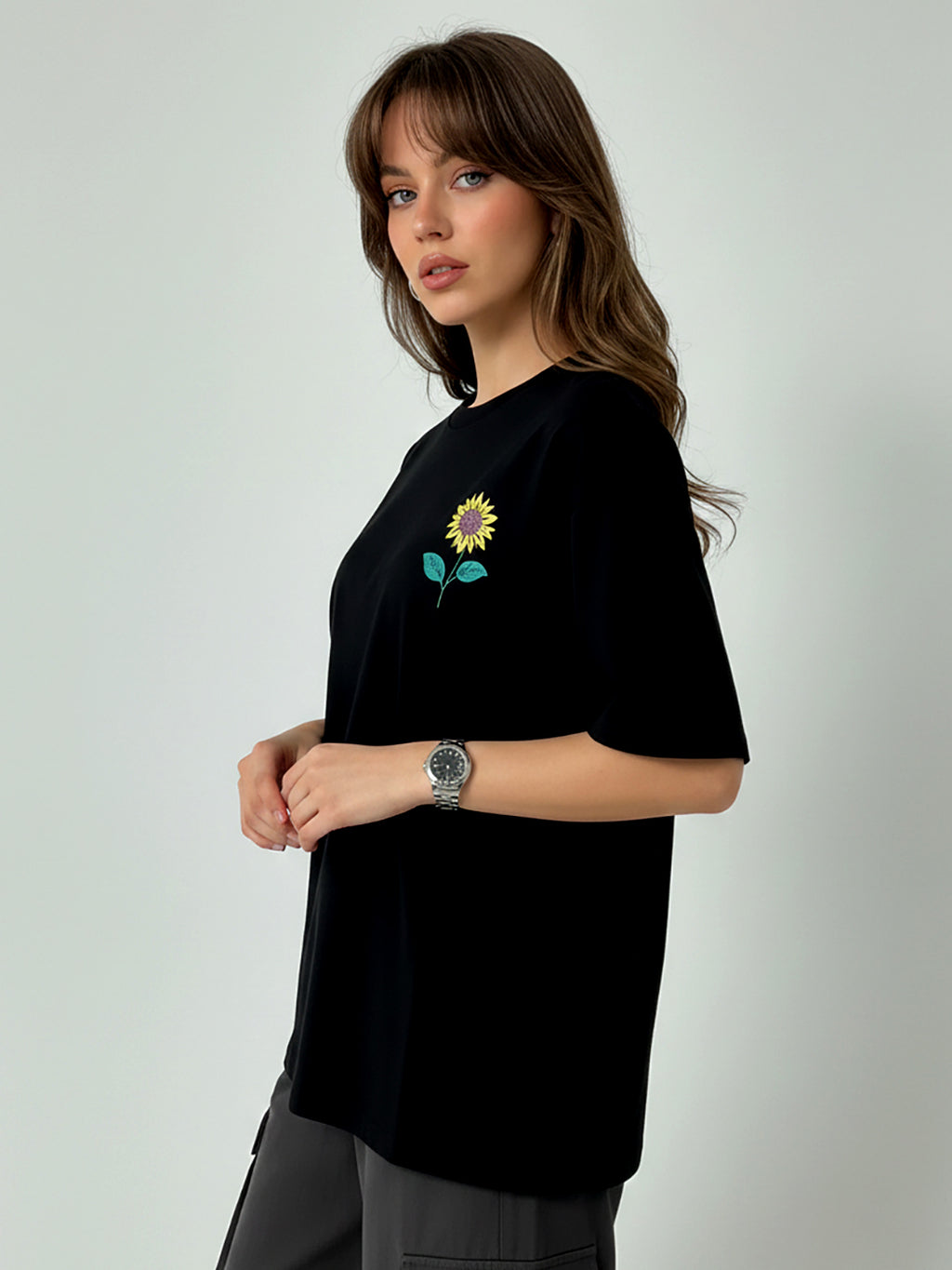 SUNFLOWER OVERSIZED T-SHIRT