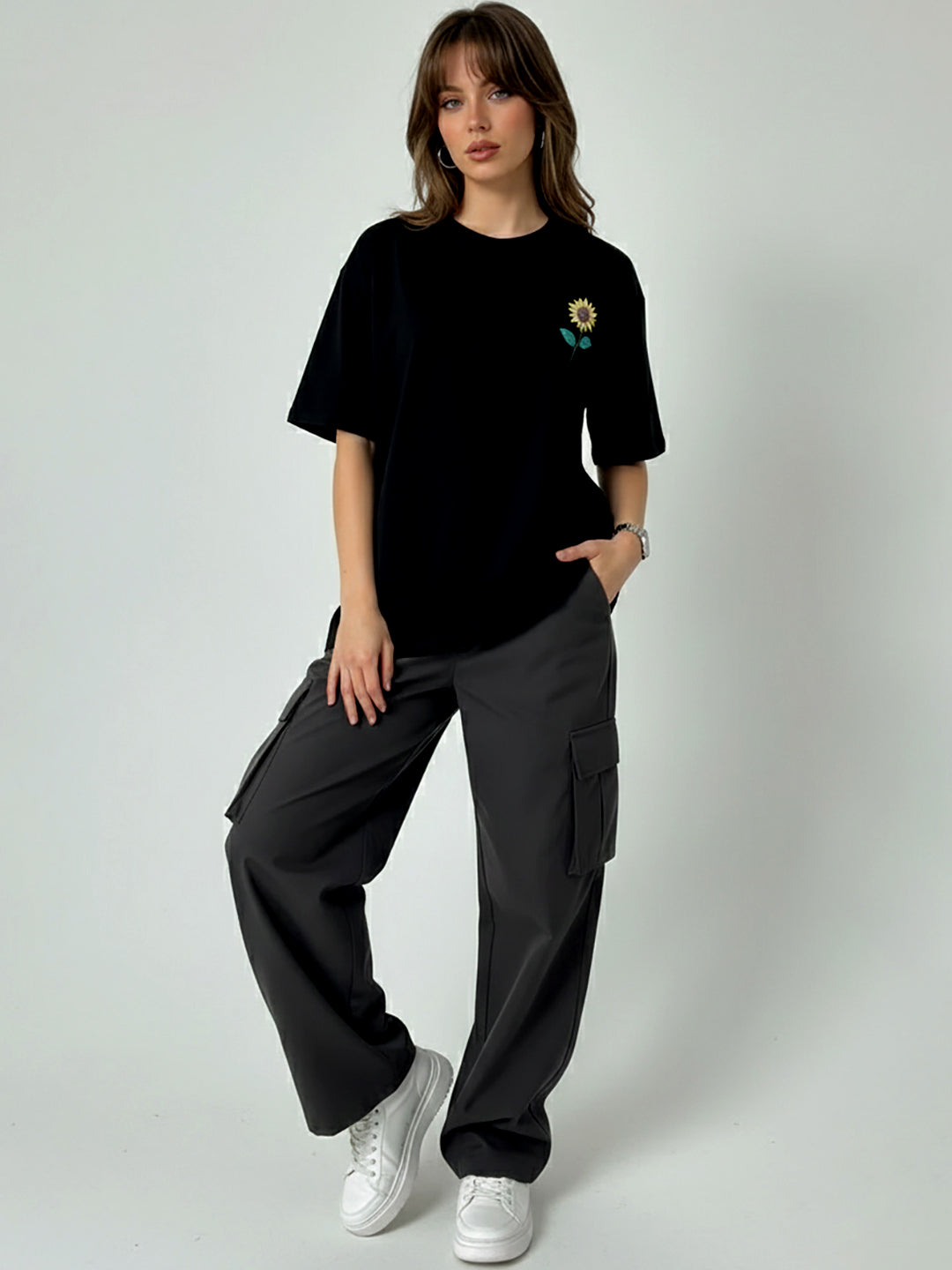 SUNFLOWER OVERSIZED T-SHIRT