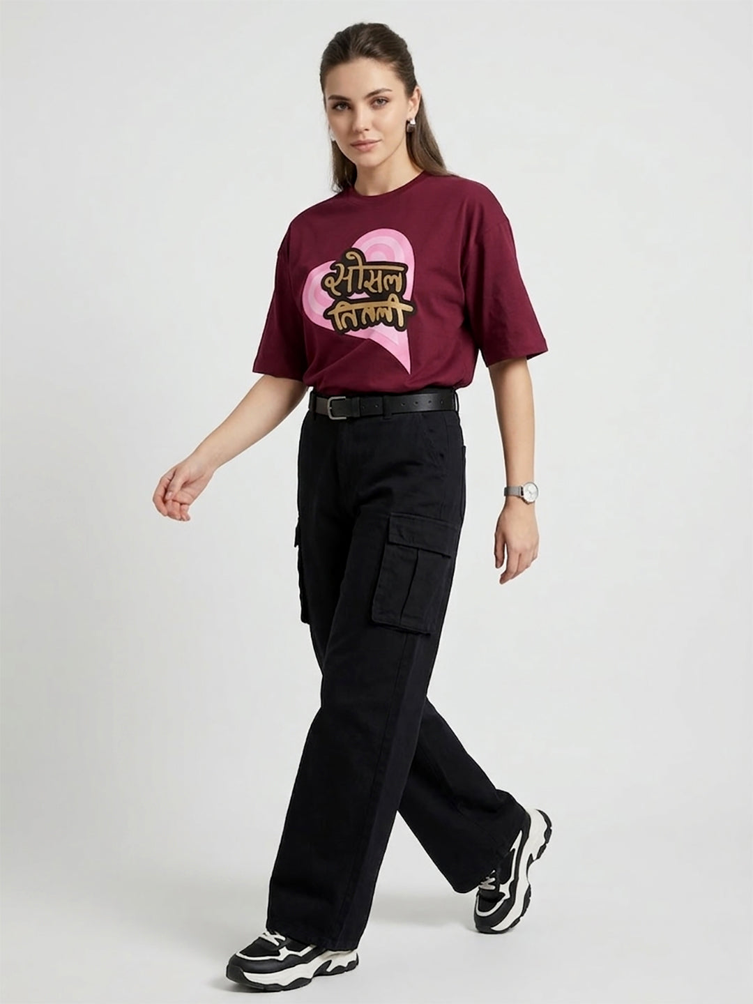 SOCIAL TITLI OVER SIZED T-SHIRT