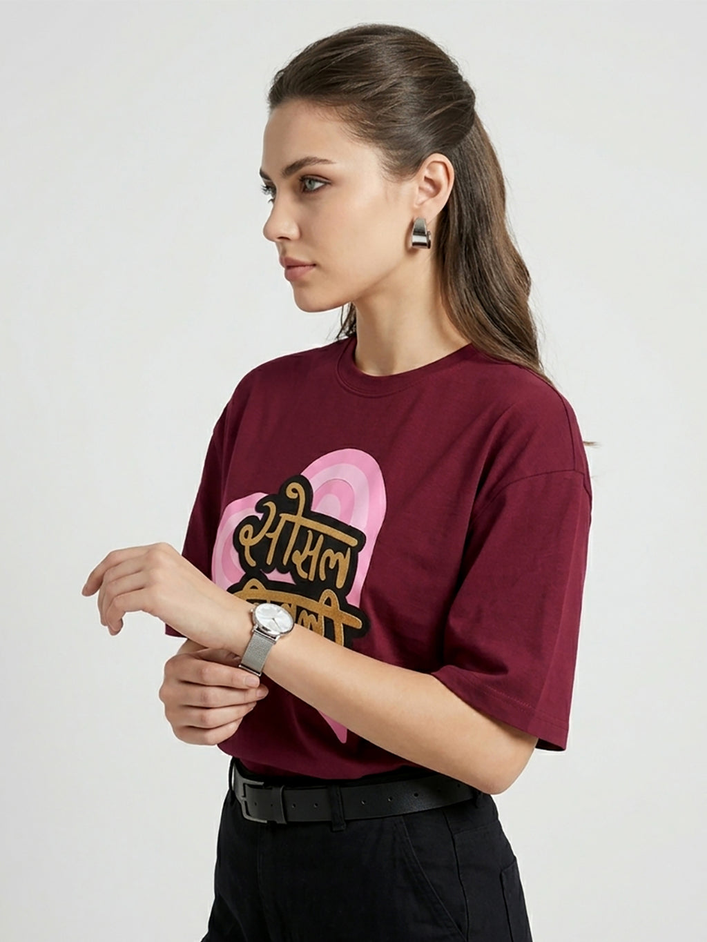 SOCIAL TITLI OVER SIZED T-SHIRT