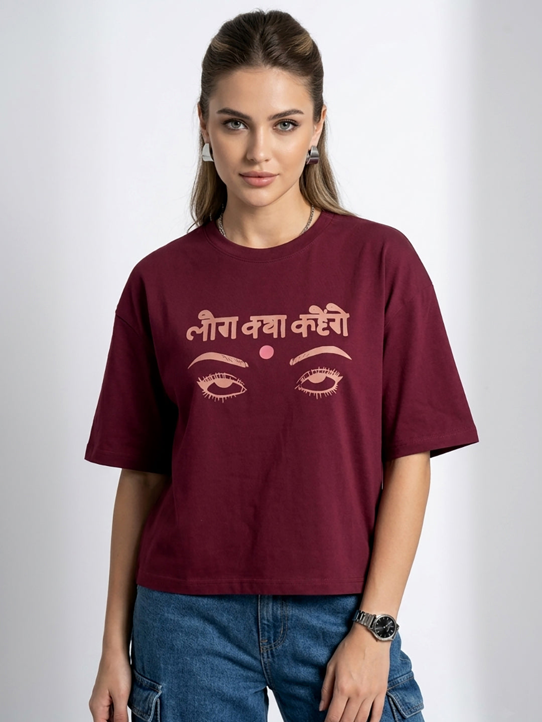 LOG KYA KAHEGEA OVER SIZED T-SHIRT