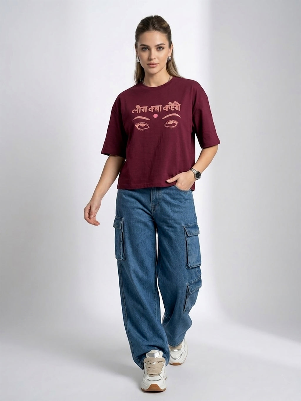 LOG KYA KAHEGEA OVER SIZED T-SHIRT