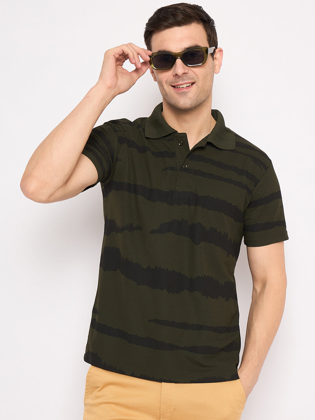 The Charcoal Fold Men's polo