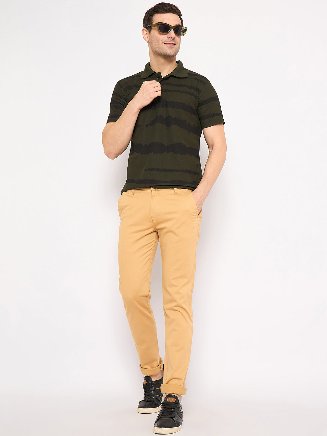 The Charcoal Fold Men's polo