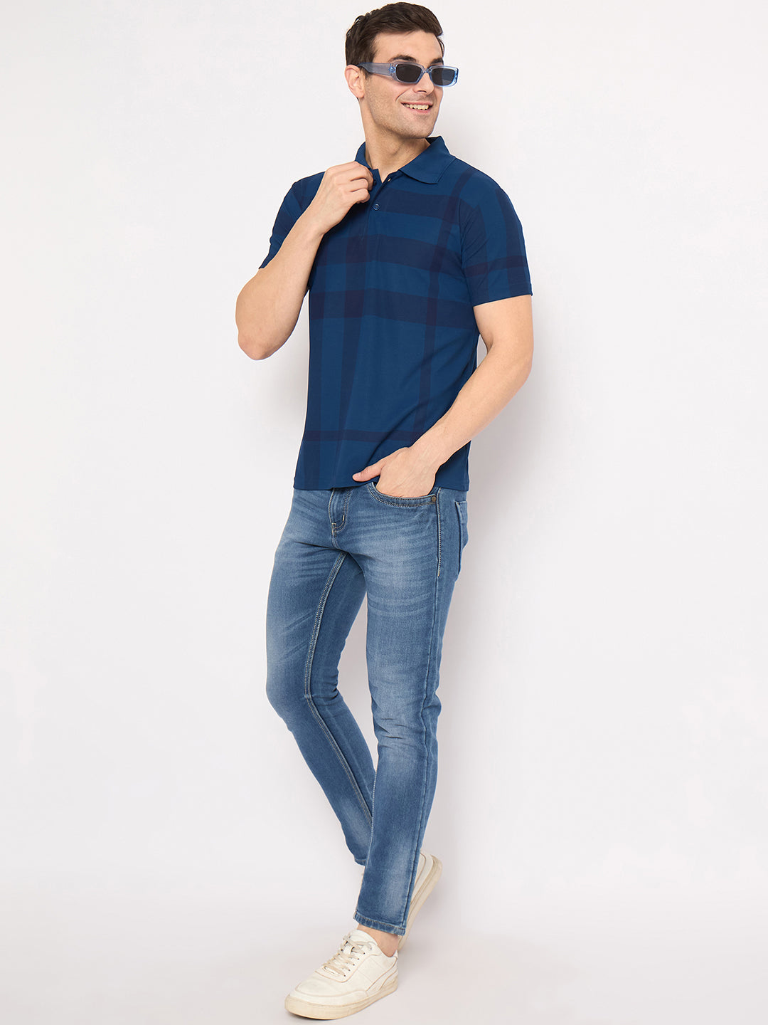 White Noise Men's polo