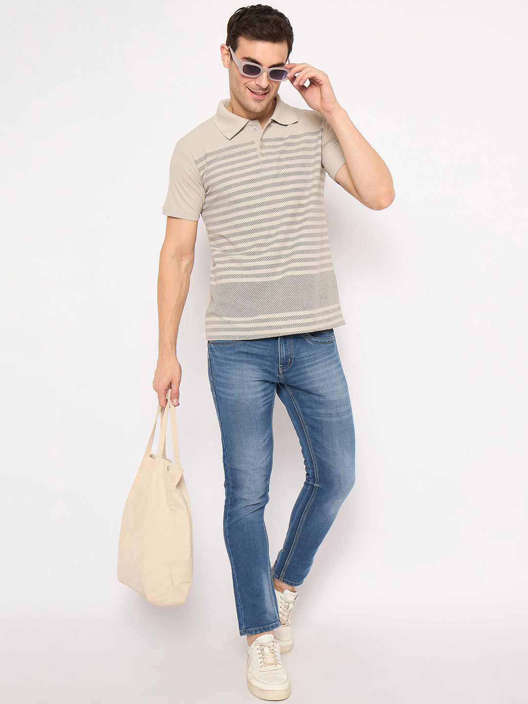 Taupe Talk Men's polo