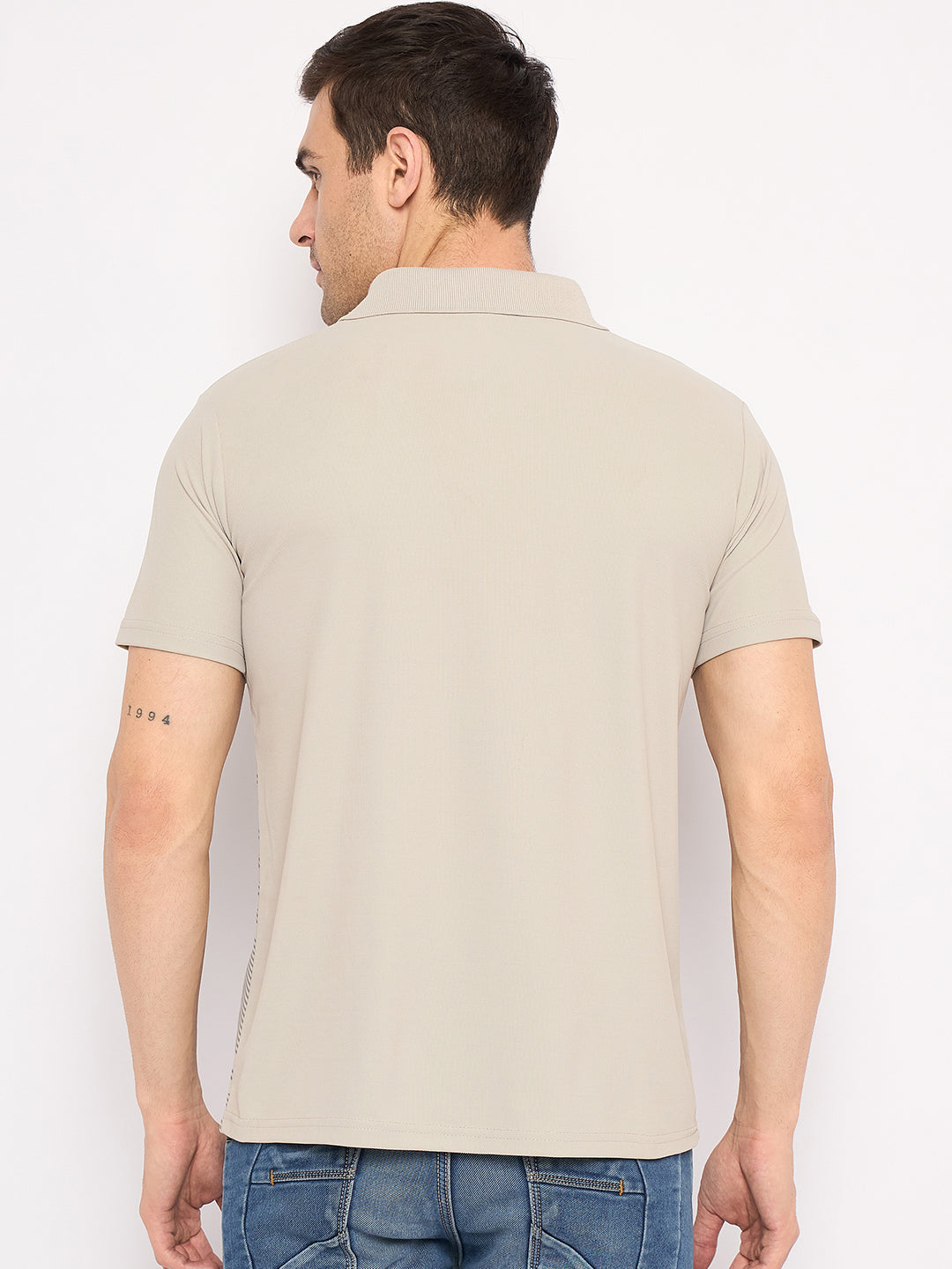 Taupe Talk Men's polo
