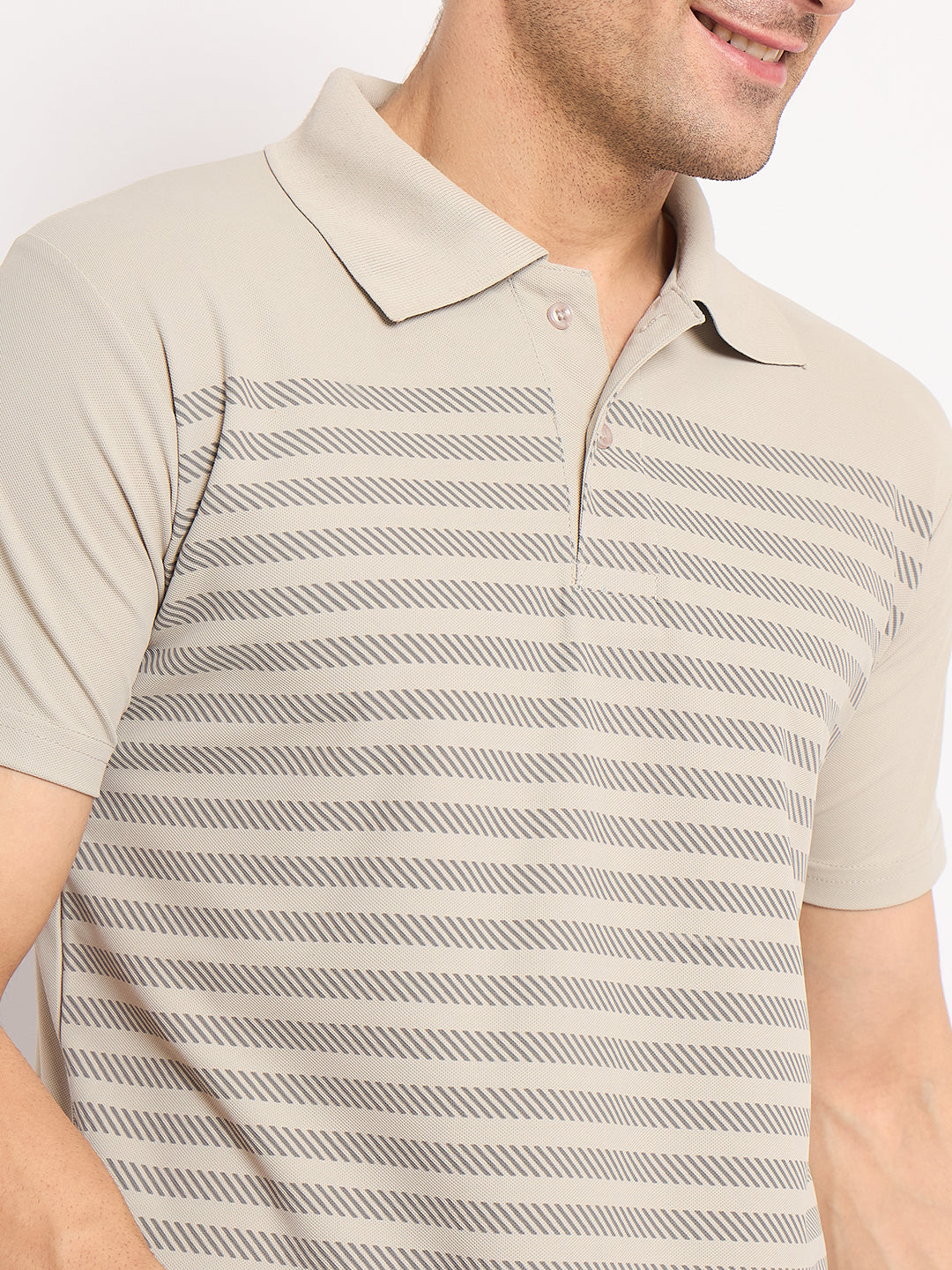 Taupe Talk Men's polo