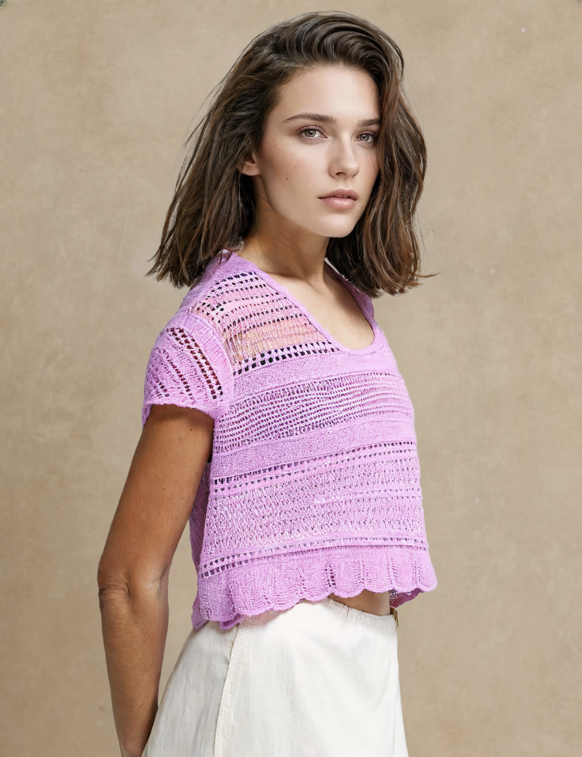 Textured Calm Women Top